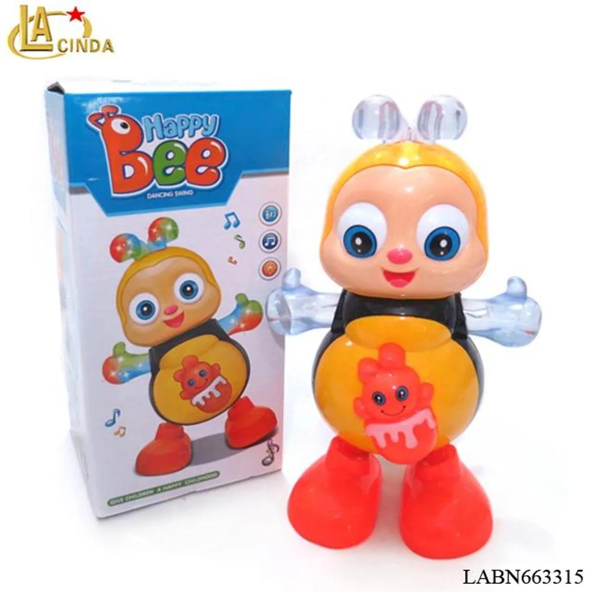 Happy Bee Dancing Swing Toy For Kids