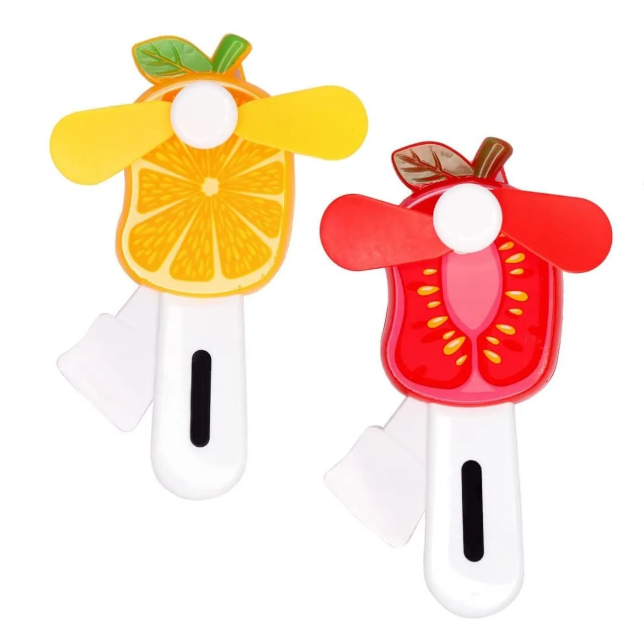 Interesting Palm Pressure Mini Fan Fruit Shape Cute Squeeze Toys / Cool Summer Fan/ Fan Without Battery (Multi Color)  image 4