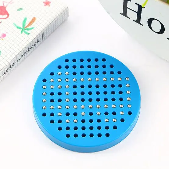 Mini Magnetic Bead Board for Kids Magnetic Drawing Board for Toddlers School Kindergarten Magnet Toys Gift Drawing Stylus Round Magnet Tablet Pad Erasable Reusable Writing Playboard Stem image 5