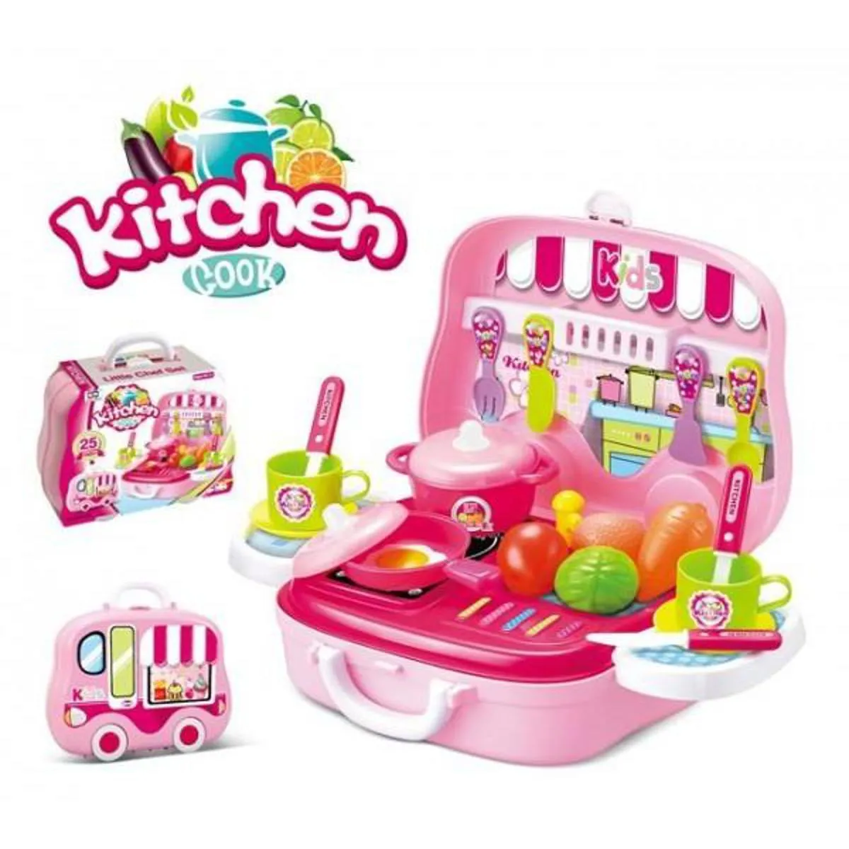 Kitchen Set With Portable Case
