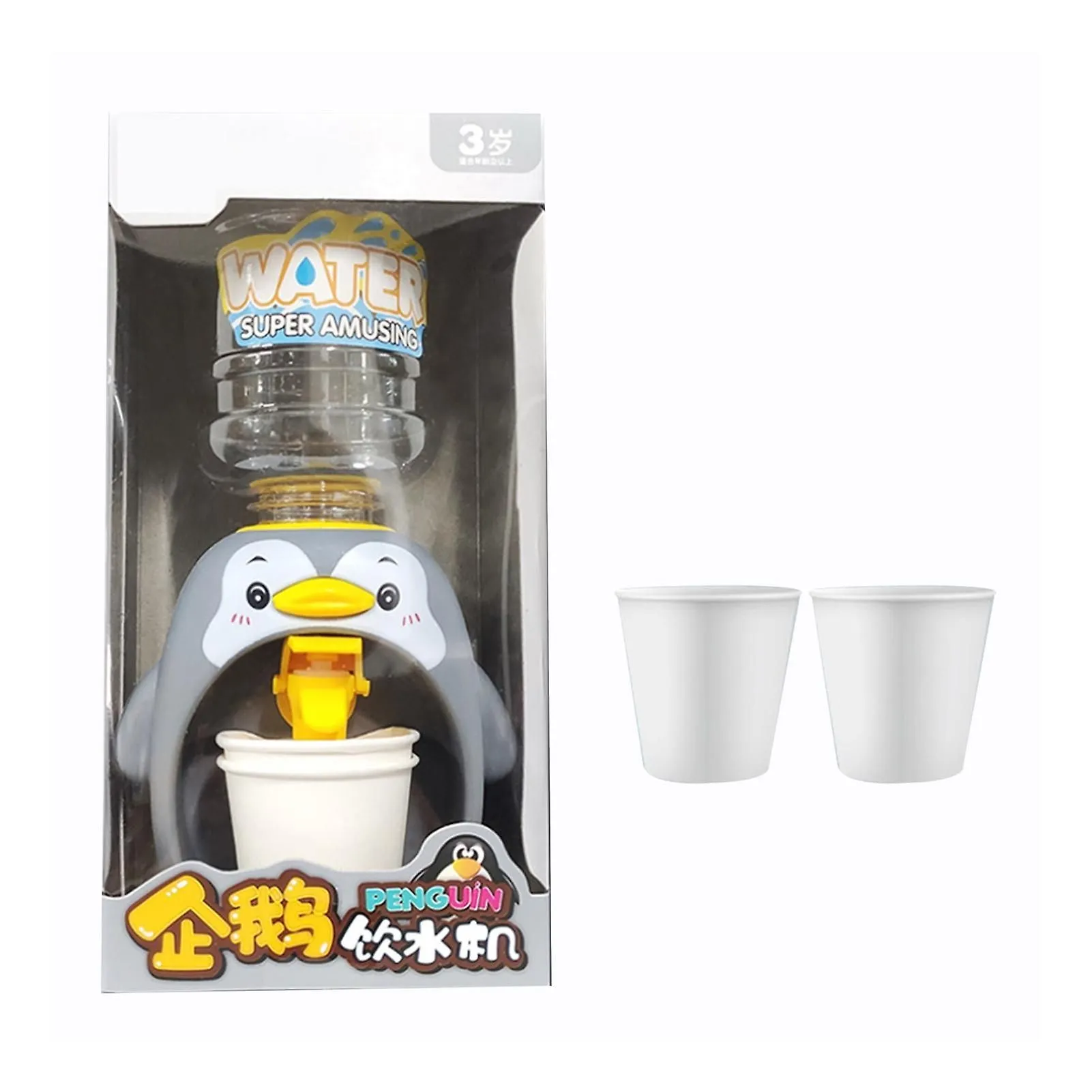 Children's Simulation Penguin Water Dispenser Toy Mini Plastic Durable Cartoon Pattern Easy To Clean image 5