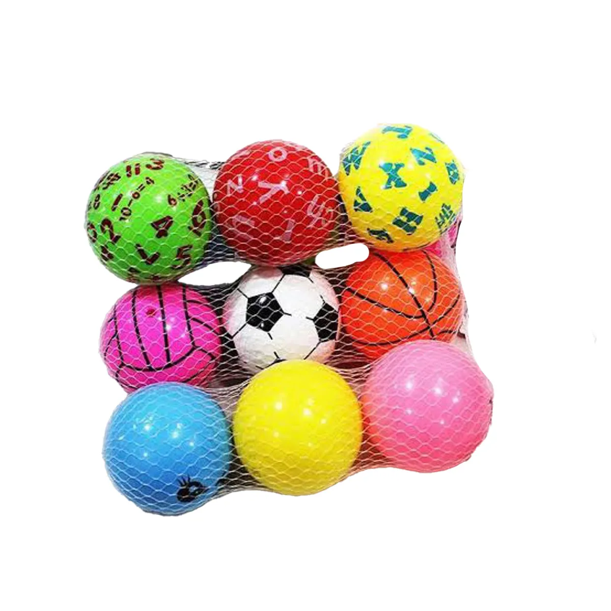 Soft Balls For Kids, Bouncy Balls Vibrant Colors image 1