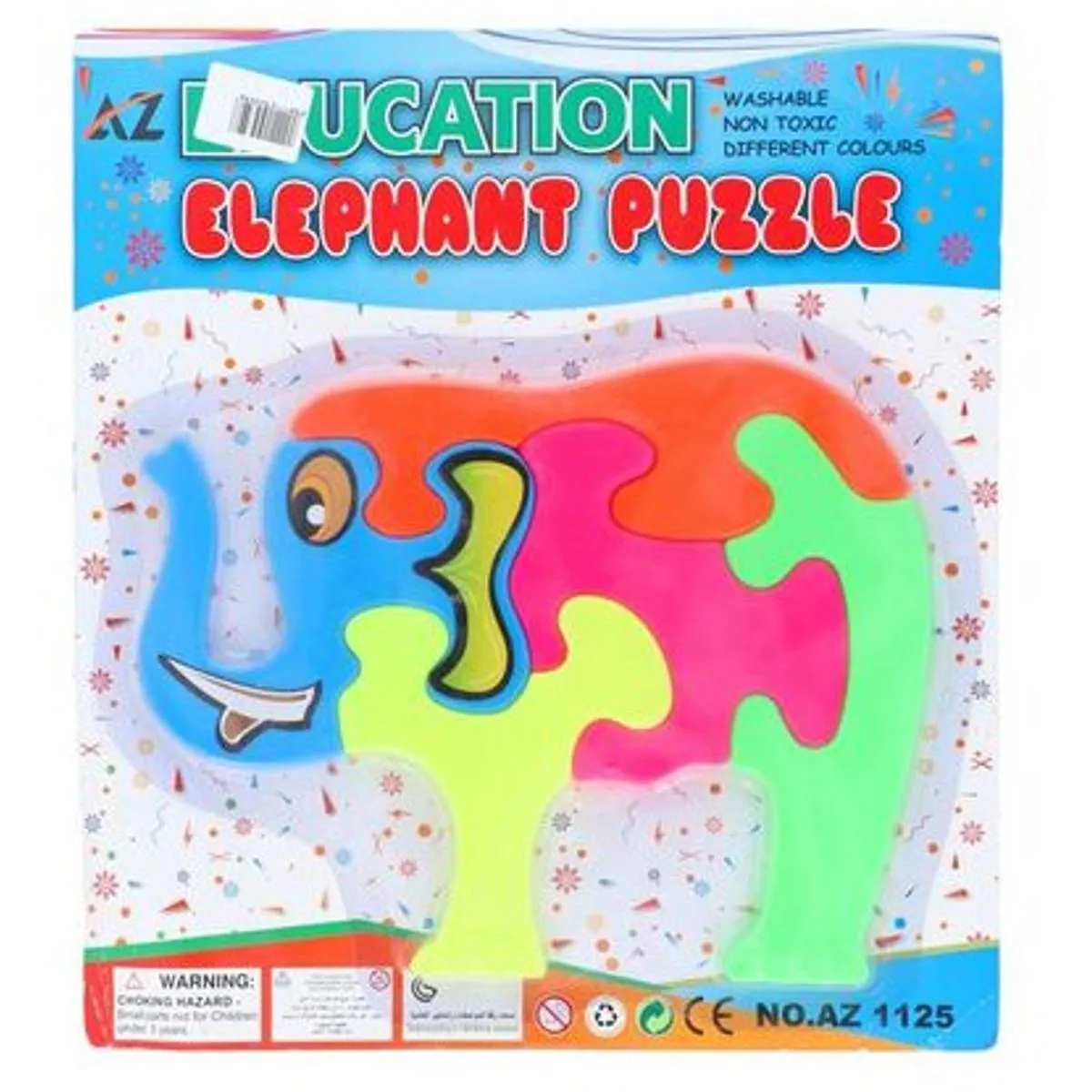 Kids Puzzle Elephant Wooden Jigsaw Adult African Grey Elephant Jigsaw Puzzle image 3