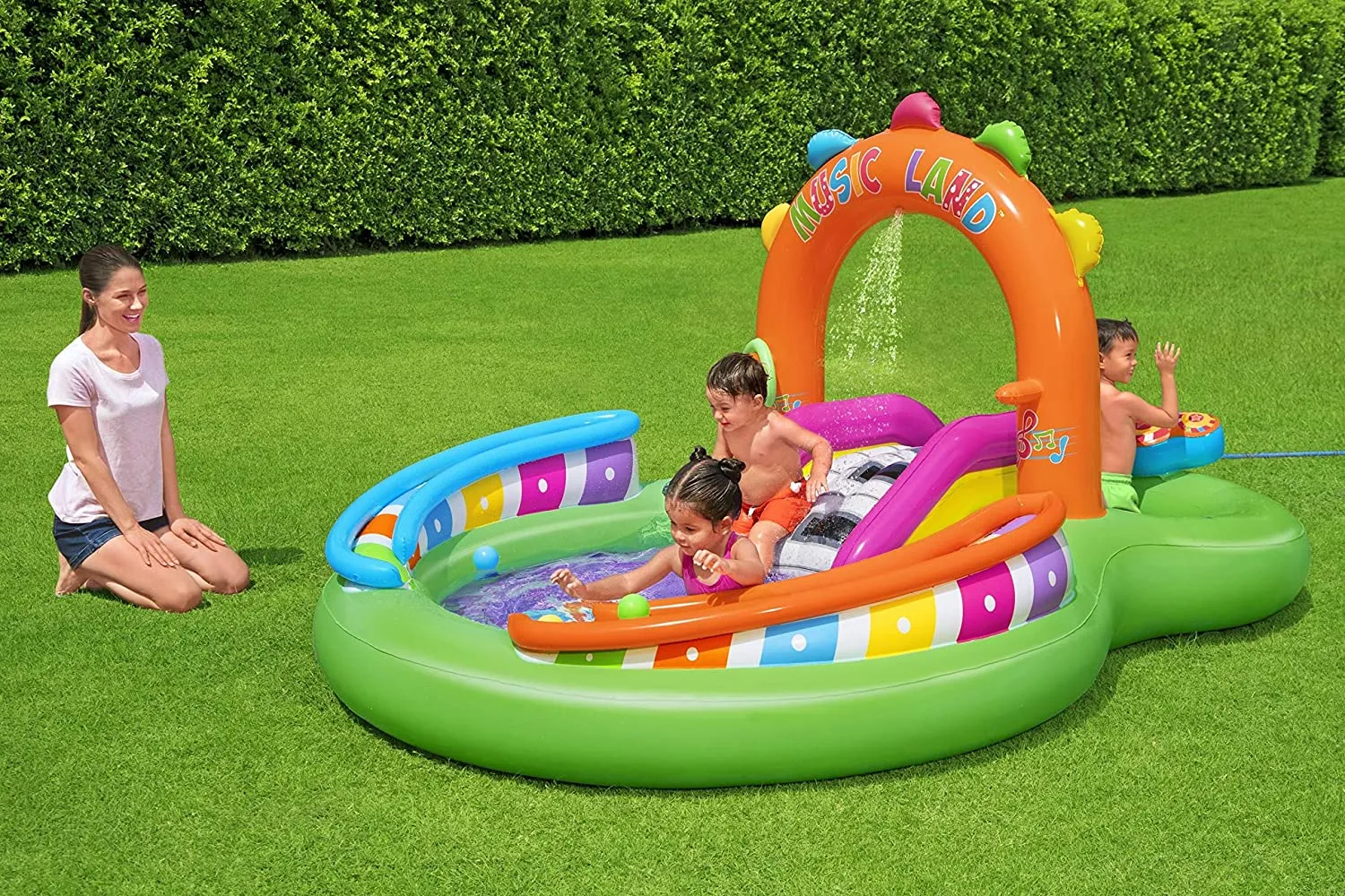 BESTWAY 53117 Sing Splash Play Centre 9'8" x 6'3" x 54" image 6