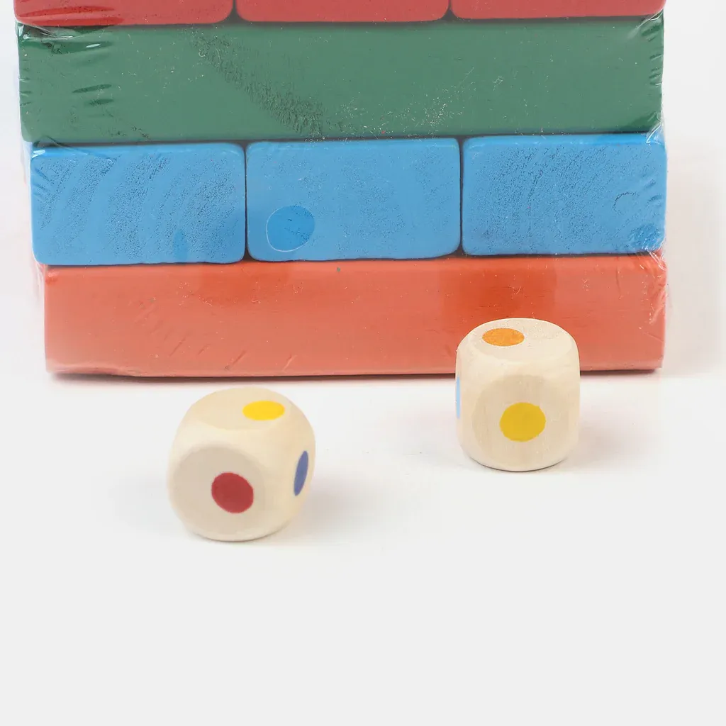 Jenga Classic Wooden Stacking Block Game for Fun and Strategy image 6