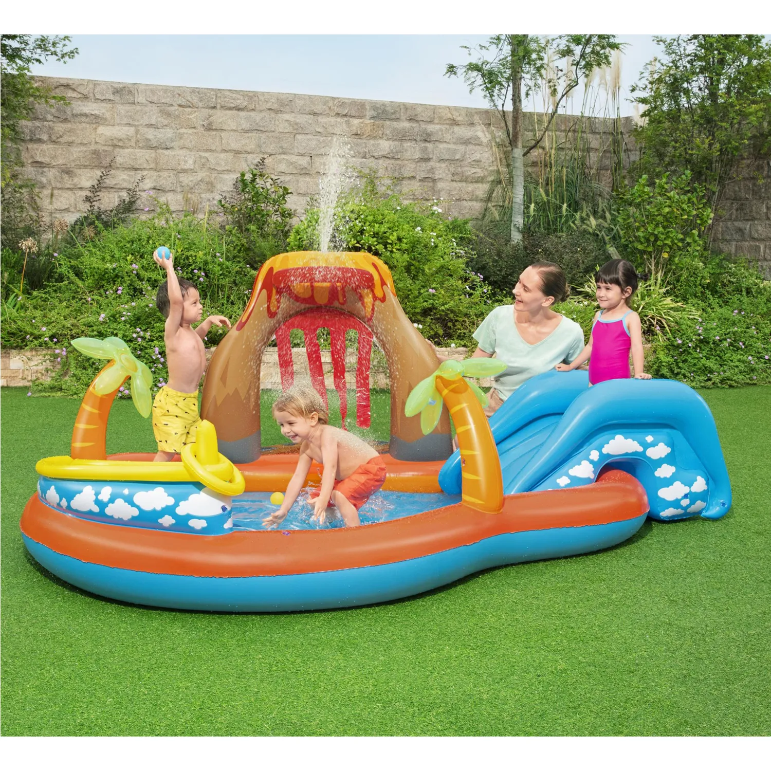 BESTWAY 53069 Lava Lagoon Play Centre 8'8" x 8'8" x 41" image 3