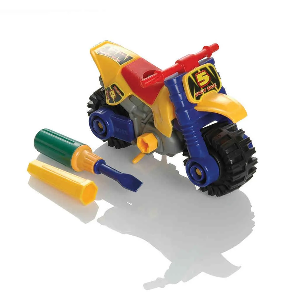 DIY Disassembly Assembly Motorcycle Motorbike Nuts Model Education Kids Toy,Perfect Child Intellectual Toy Gift Set image 3