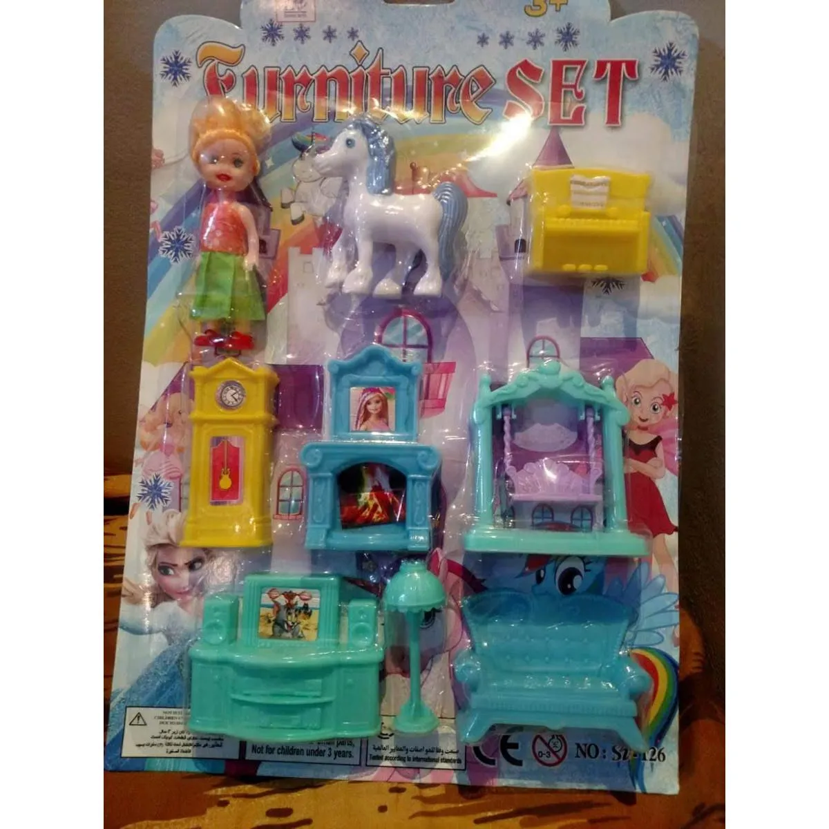 Furniture Set For Girls - 9 Pieces