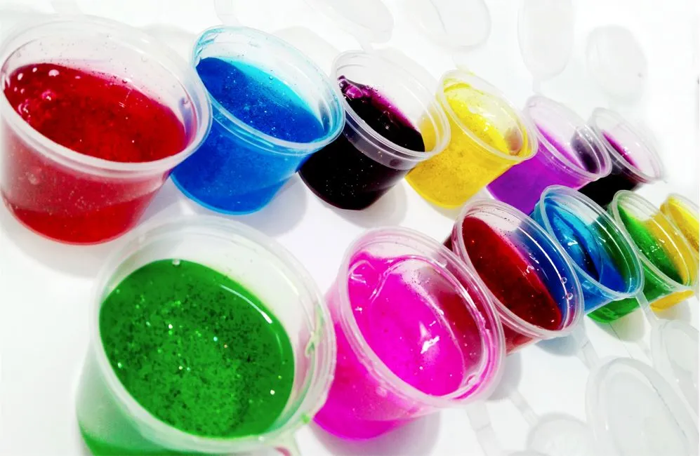 Pack of 12 Slime For Kids With 4 Glitter Bottles for Art and Craft 10ml, Magic Crystal Soft Slime Fluffy Slime Playful Kit For Boys & Girls image 4