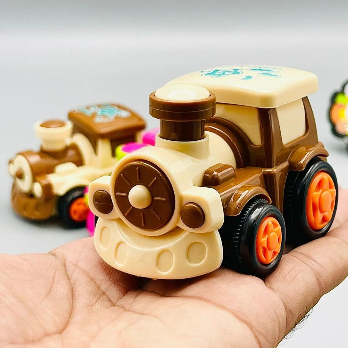 Kids Toy Mini Car Train, Friction Car Pull Back Train Gift For Kids And Children