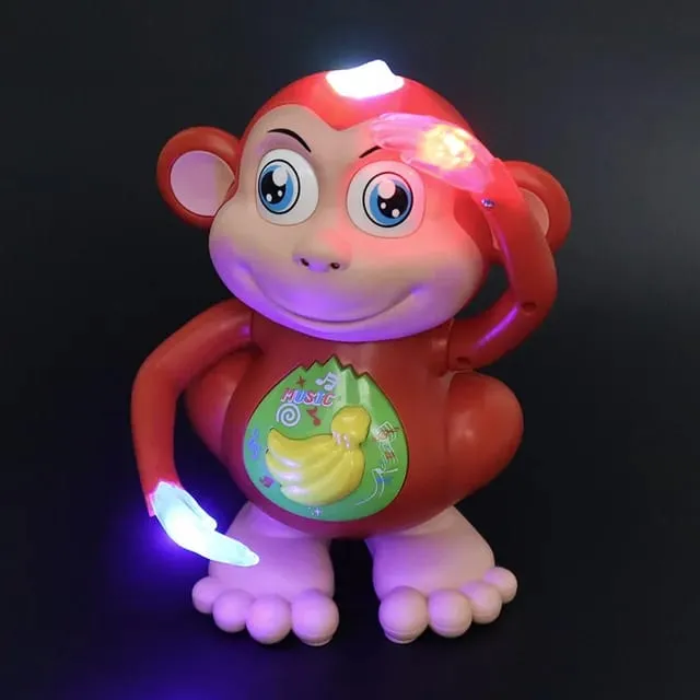 Creative Children Electric Dancing Monkey Singing Cartoon Toys Swing Walking Monkey Toy Kids Phone Musical Vocal Toys image 3