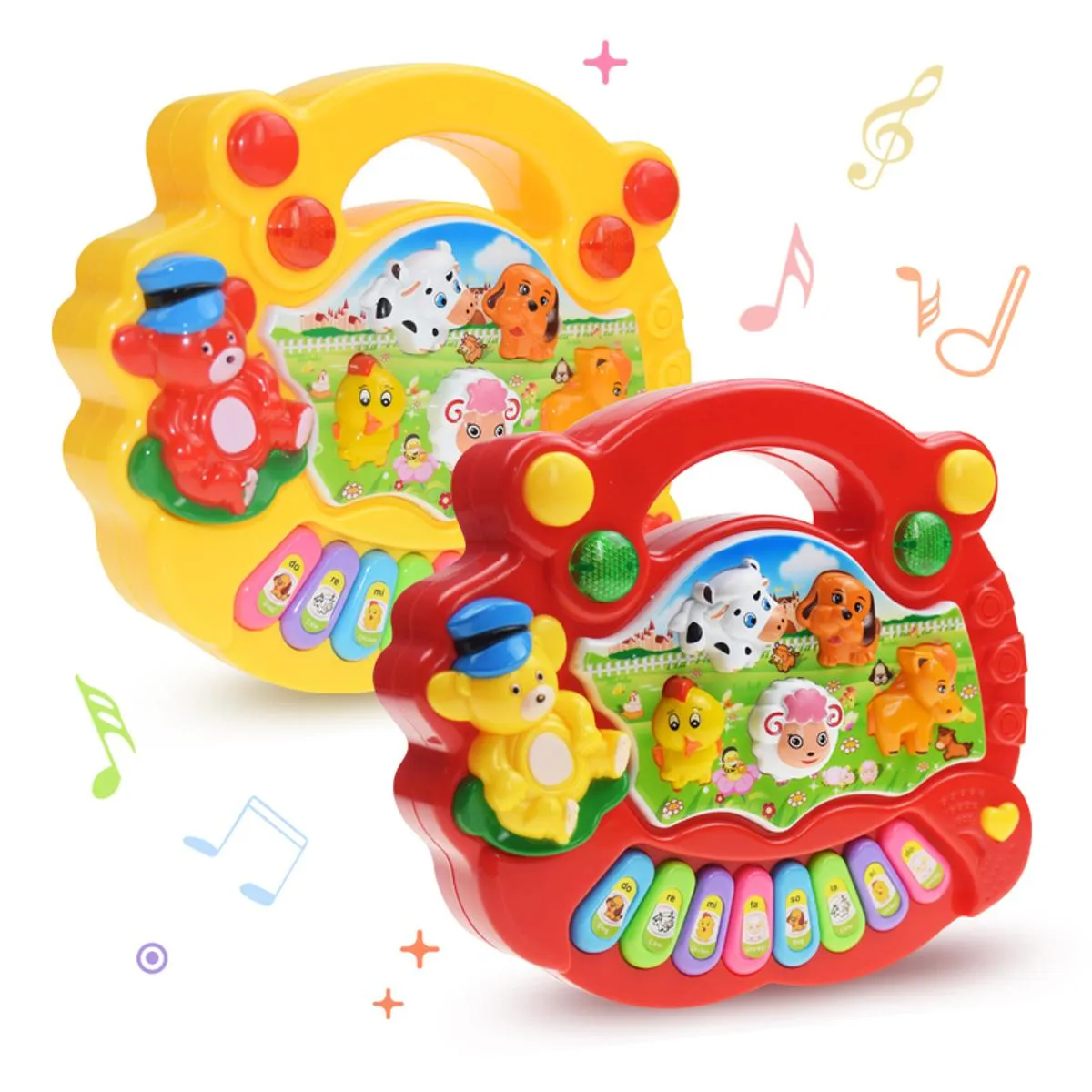 Baby Kids Musical Educational Piano Animal Farm Developmental Music Toys For Children image 1