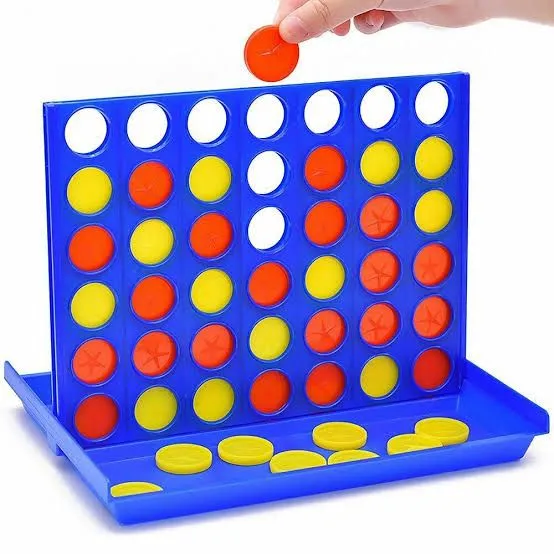 Connect for Kids Connect Game, Portable 4-Line 4 Game Family Lineup Connect Board Game image 1