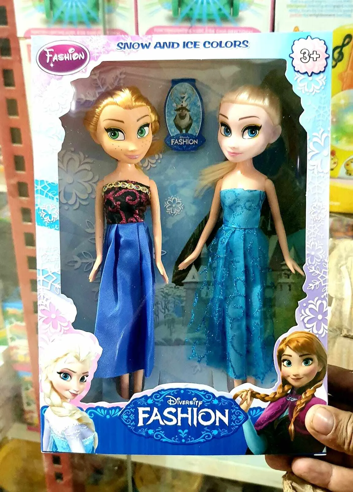 Disney Frozen Toys Elsa Anna Frozen PVC Doll Toys 29cm Gift Box Dolls For Kids Plastic Frozen Doll Anna And Elsa Toys image 3