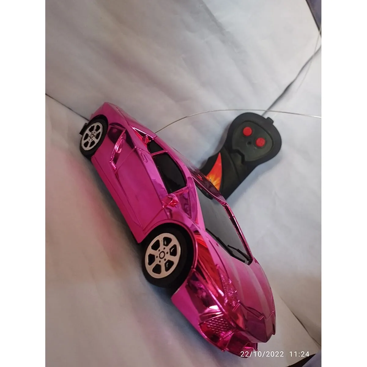 High Speed Scale Size Radio Control Car 2 Channel Metalic Color Speed Racing Car 6 INCH SIZE image 6