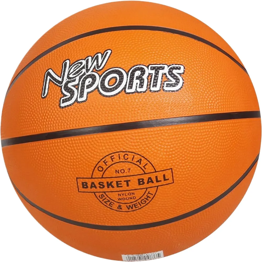 Premium Quality Sports Basketball No. 7, Non-Slip Rubber New Fresh Stock Official Size Professional High Quality Basket Ball image 1