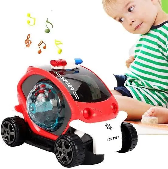 Concept Car - Musical 360 Degree Rotating Automatic Car Toy For Kids - Musical Toy Car For Kids