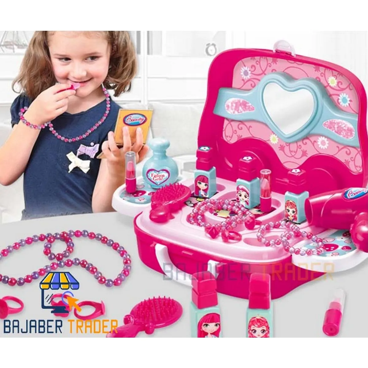 Kids Makeup Toys Girls Games Baby Cosmetics Pretend Play Set image 2