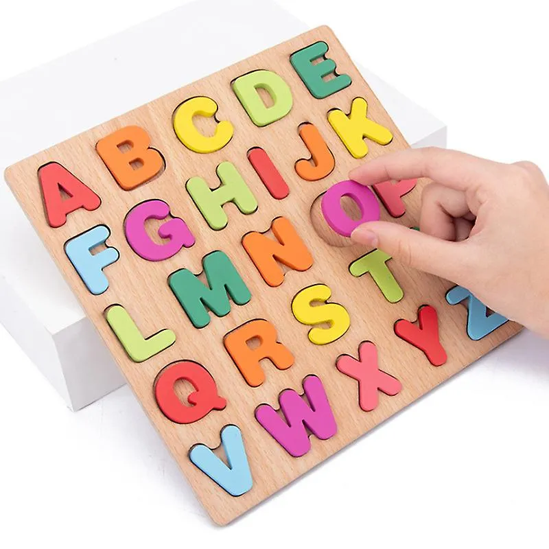 Wooden English Letters - English Counting Alphabets - Baby Learning - Kids Learning Toys image 3