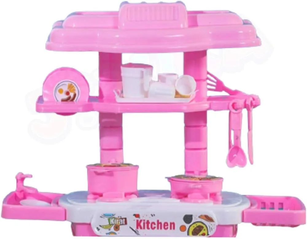 Hello Kitty/Disney Princess Themed Kids Play Kitchen Set - 32-Piece Pretend Cooking Toy with Utensils and Accessories for Ages 3+ image 6