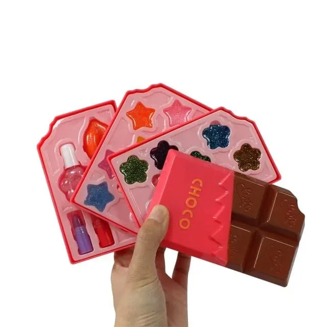 Makeup Toy For Kids Party Girl Fashion Beauty Baby Girl Play Toy

Child Pretend Play Girl Toys Chocolate Style Makeup kit image 3
