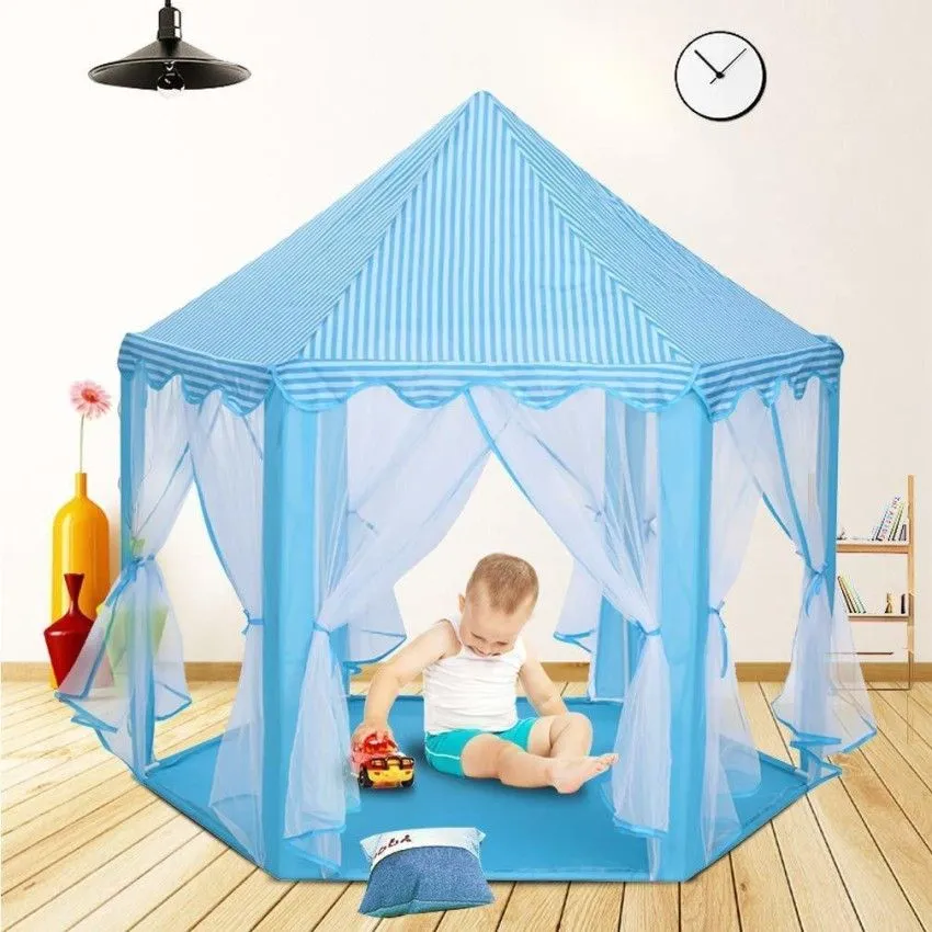 Princess Castle Tent For Girls Fairy Play Tents for Kids Hexagon Playhouse Toys For Children Or Toddlers Indoor Or Outdoor Games image 2