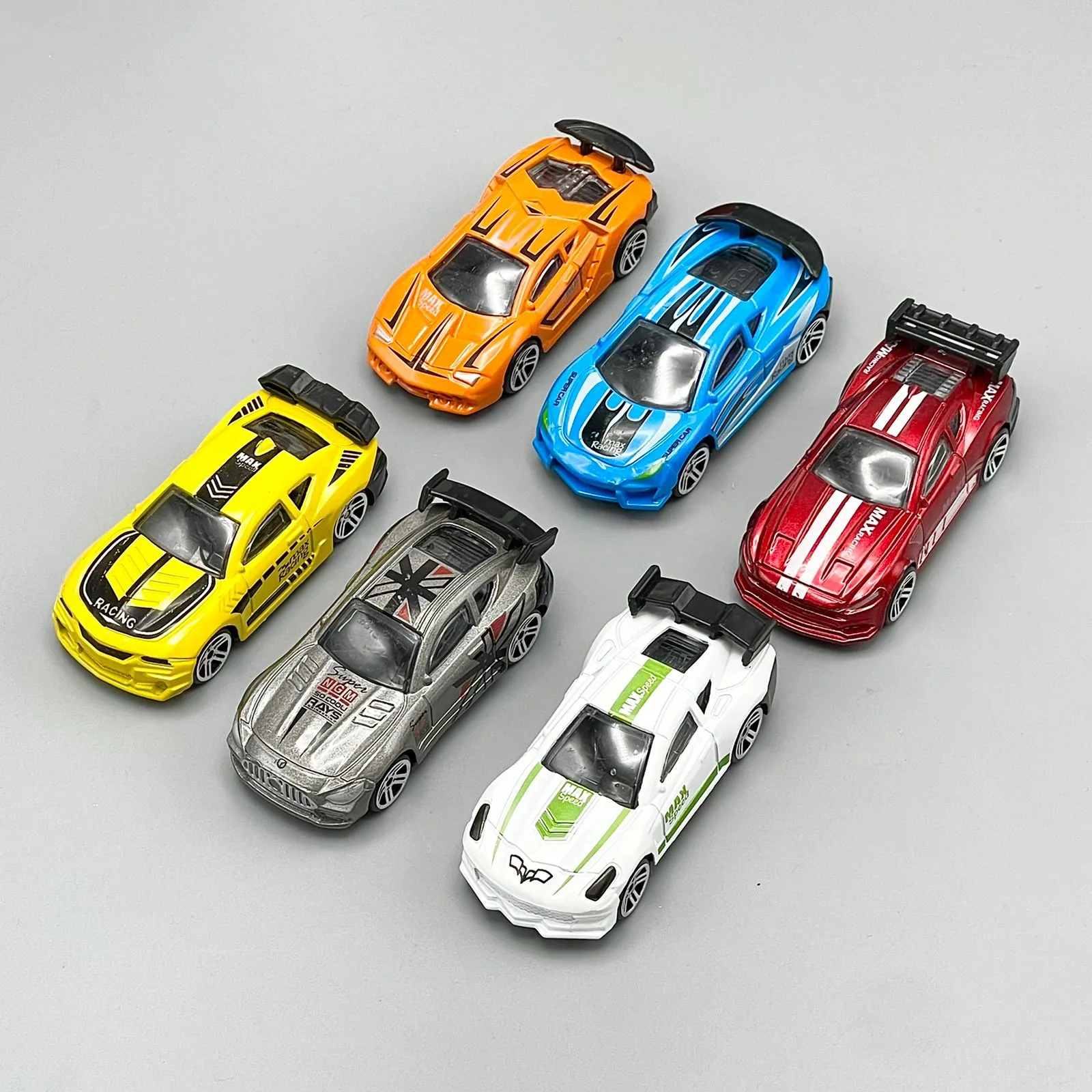 Top Speed Racing Die Cast Metallic Body Super Racing Cars - Pack Of 6 image 5