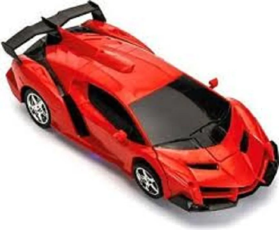 Rc Transformer Lamborghini Car Toy Remote Control Rechargeable 2 IN 1 Robot Car image 4