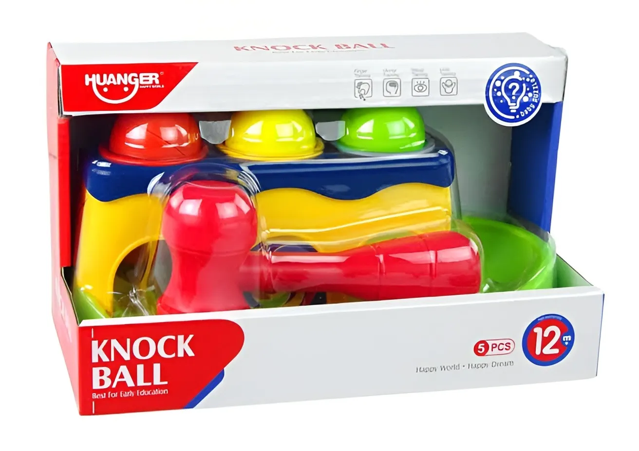 Huanger Funny Hammer Huanger Knock Ball 5 Pes Game Best For Early Educational Fun Game For Kids  Huanger Hammer Game image 1